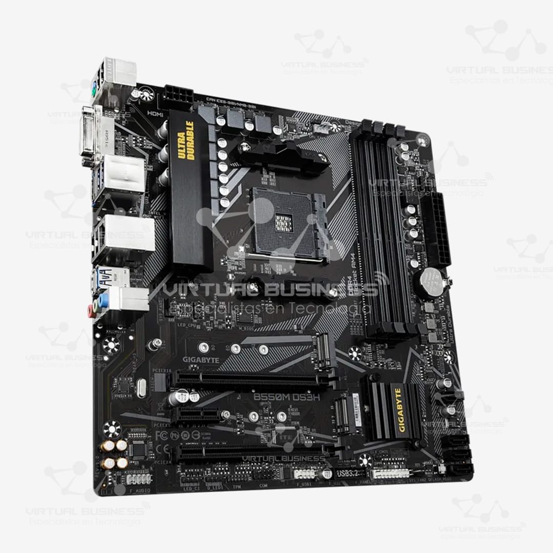 PLACA MADRE GIGABYTE B550M DS3H DDR4 WIFI - Imagen 4