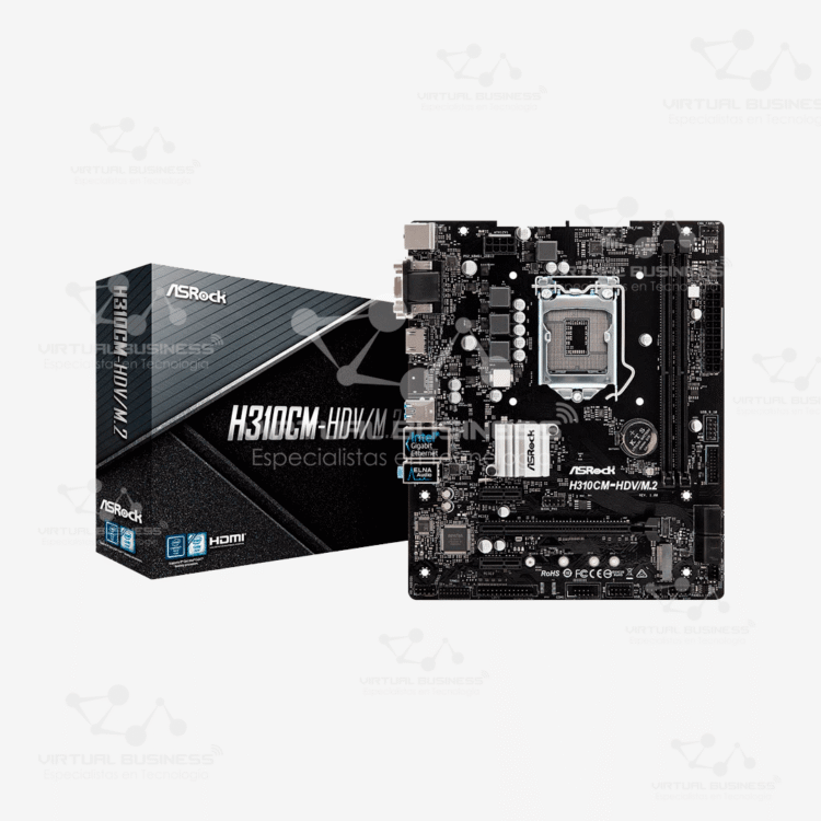 PLACA MADRE ASROCK H310CM-HDV/M.2