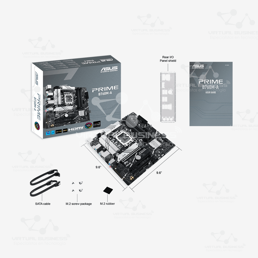PLACA MADRE ASUS PRIME B760M-A - Imagen 4