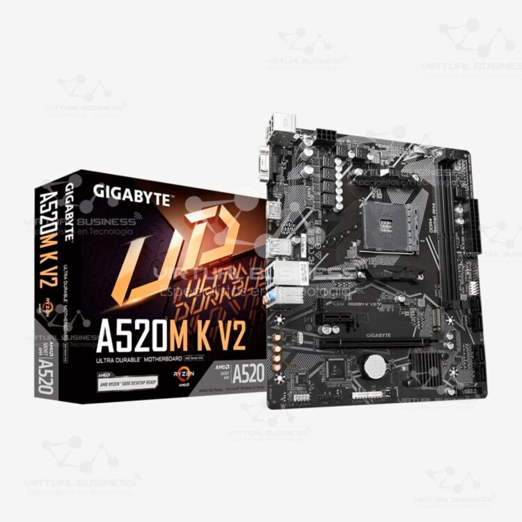 PLACA MADRE GIGABYTE A520M K V2 AM4 DDR4