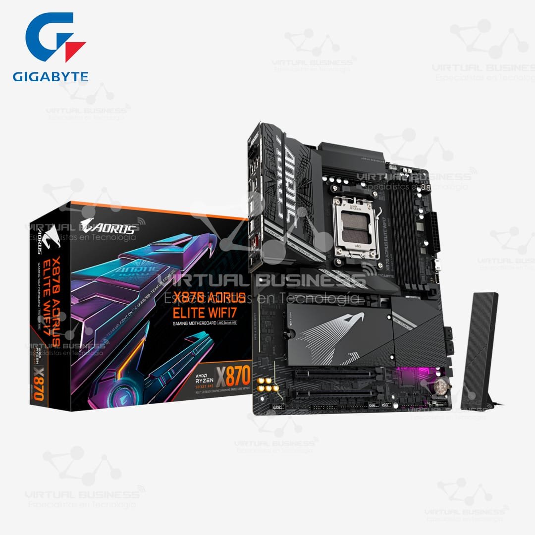 PLACA MADRE GIGABYTE AORUS X870 ELITE WIFI7 AM5