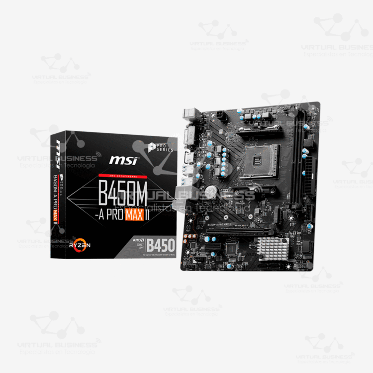 PLACA MADRE MSI B450M-A PRO MAX II