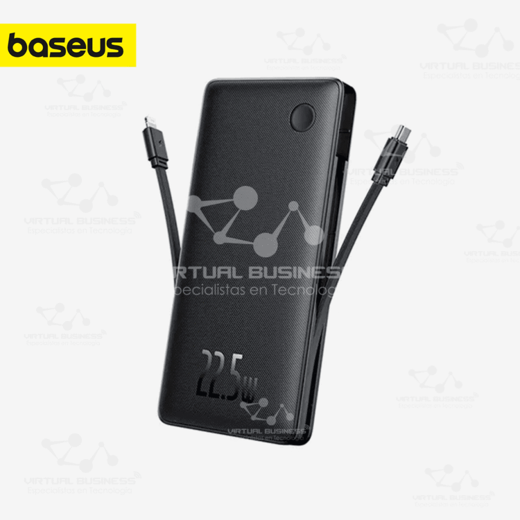 POWER BANK OS-BASEUS AIRPOW LITE 10000mAh 22.5W Dual-Cable