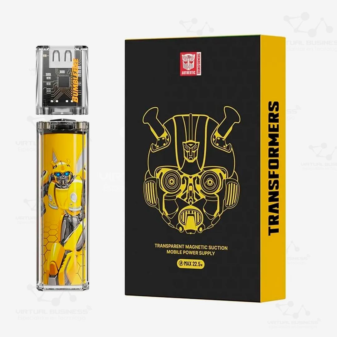 POWER BANK TRANSFORMERS TF-D03 AMARILLO - Imagen 2