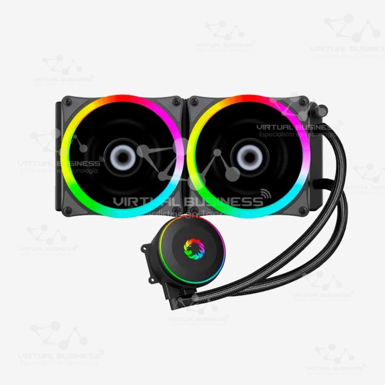 REFRIGERACIÓN LIQUIDA GAMEMAX ICEBERG 240 RAINBOWN BLACK