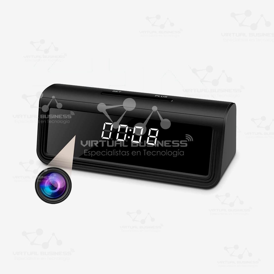 RADIO RELOJ CON CAMÁRA ESPÍA VISION NOCTURNA