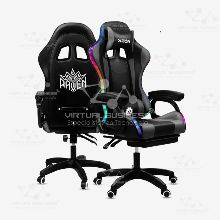 SILLA GAMER XION RAVEN RGB