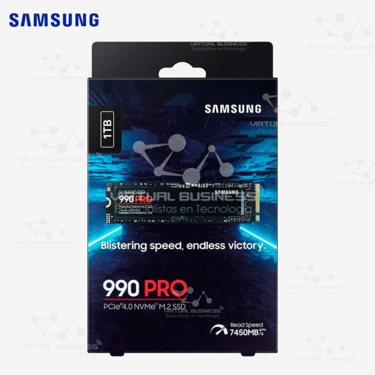 SSD SAMSUNG 990 PRO PCIE 4.0 NVME M.2 DE 1TB