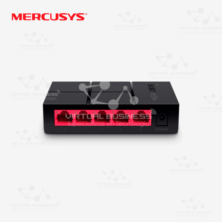 SWITCH DE ESCRITORIO MERCUSYS MS105G 5 PUERTOS 10/100/1000 Mbps