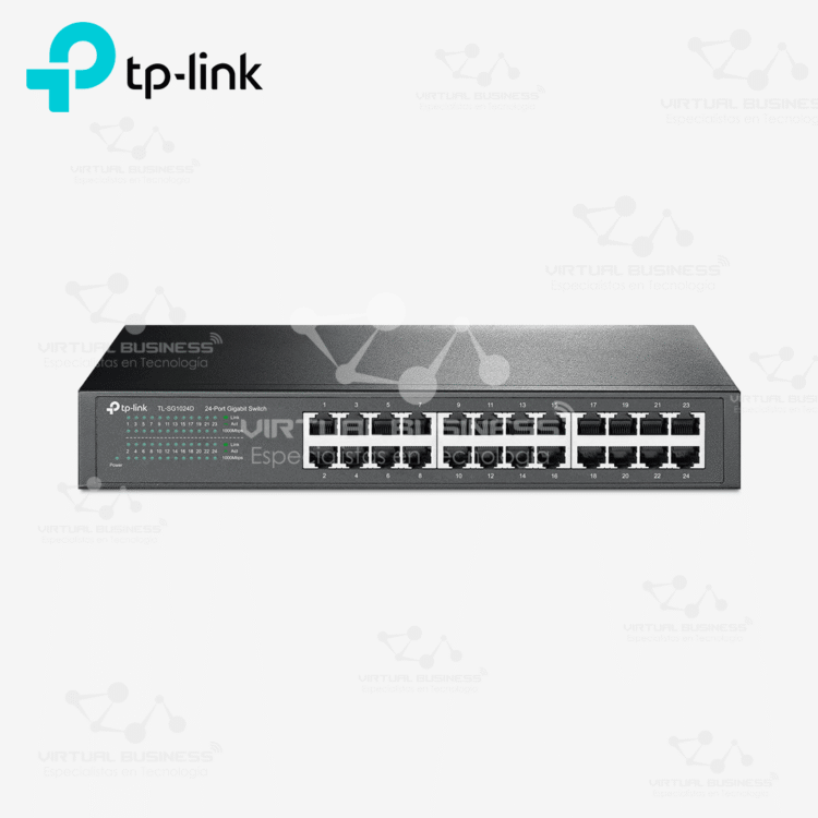 SWITCH TP-LINK 24 PUERTOS TL-SG1024D 10/100/1000Mbps