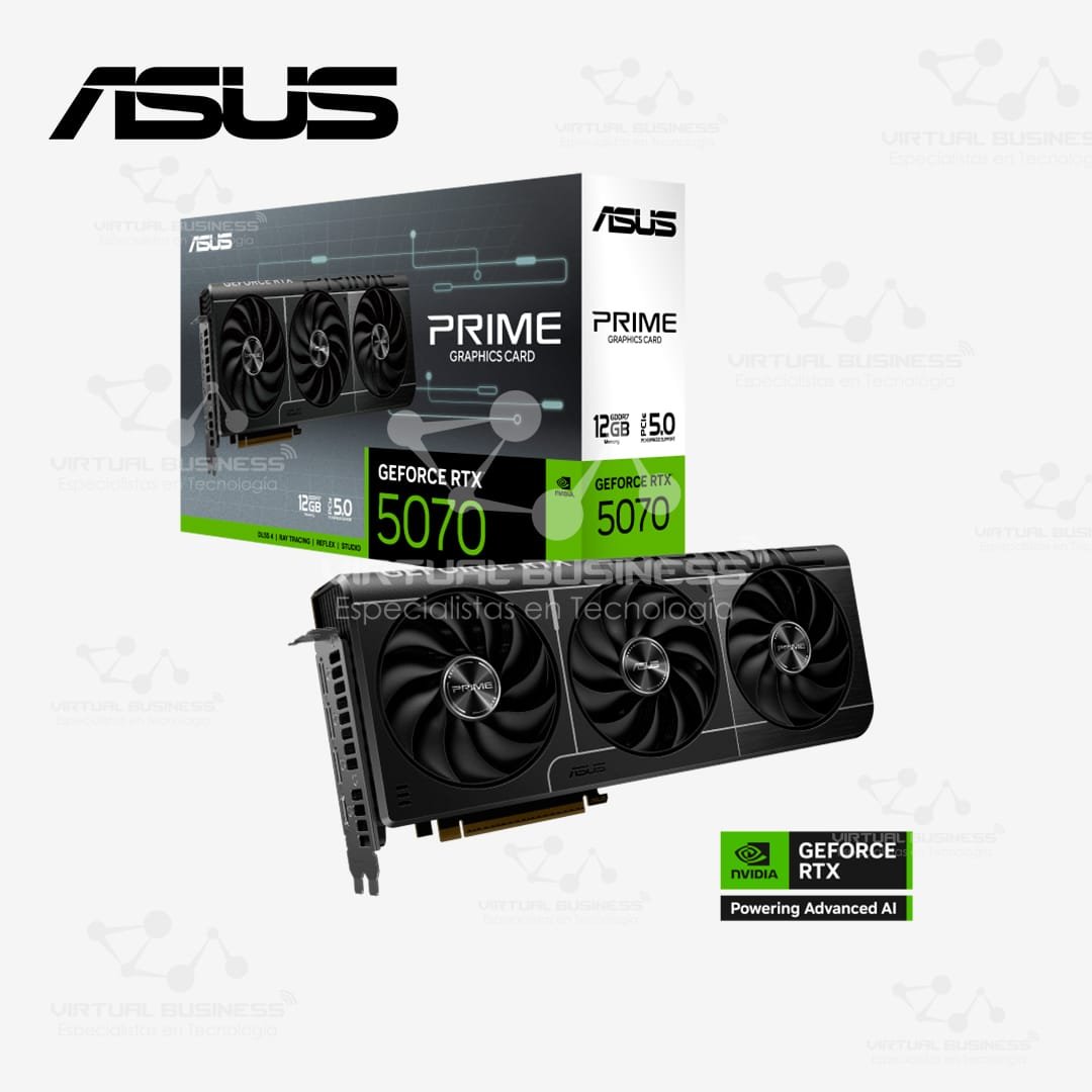 TARJETA GRÁFICA ASUS PRIME GEFORCE RTX 5070 12GB GDDR7