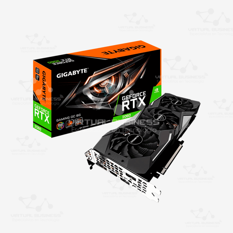TARJETA GRAFÍCA GIGABYTE GeForce RTX 2060 OC 6GB