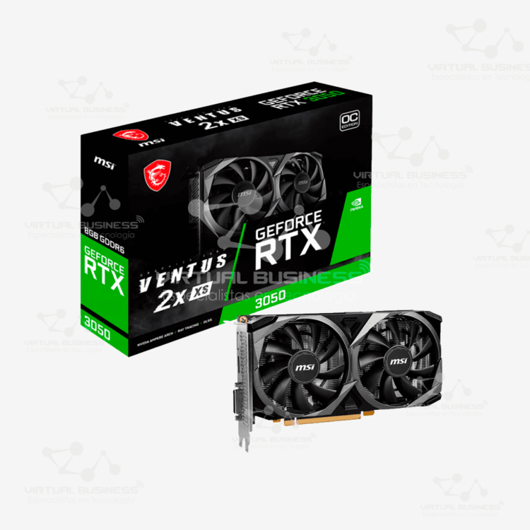 TARJETA GRAFÍCA MSI GeForce RTX 3050 VENTUS 2X XS OC 8GB