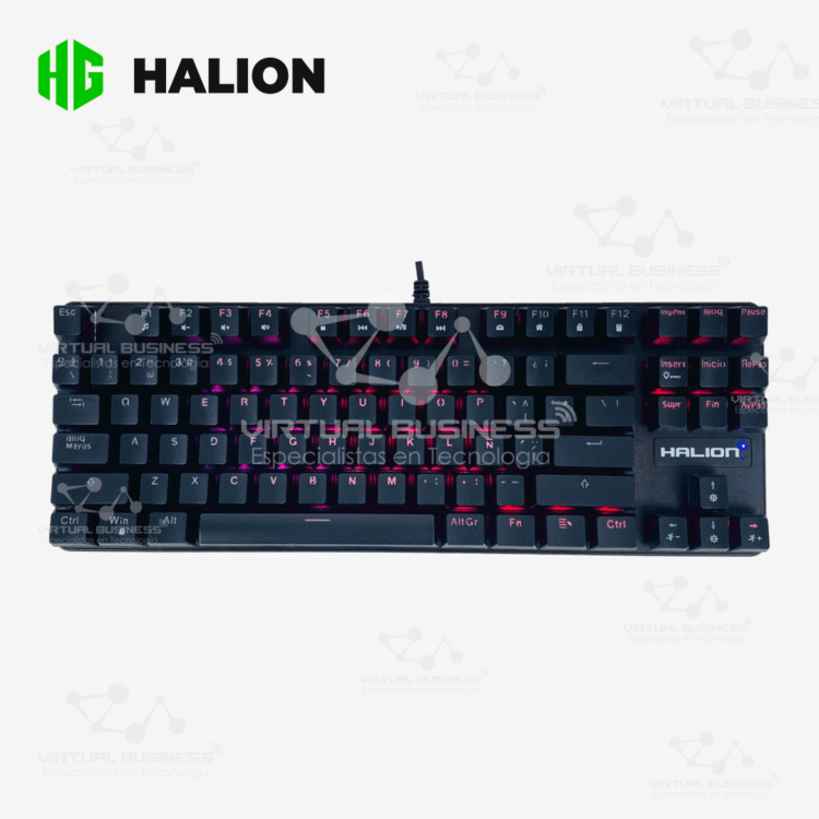 TECLADO GAMER HALION CLIPPER HA-KG848 MECÁNICO