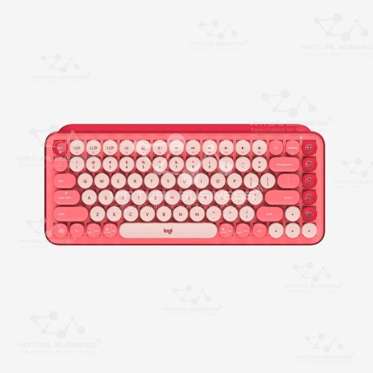 TECLADO LOGITECH POP KEYS INALAMBRICO ROSADO