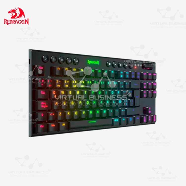 TECLADO MECÁNICO REDRAGON K622-RGB-SP HORUS TKL BLACK