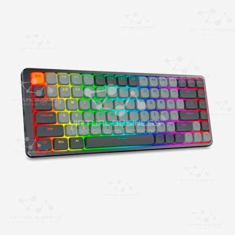 TECLADO MECÁNICO REDRAGON K652GG-RGB-PRO AZURE VERSATILIDAD