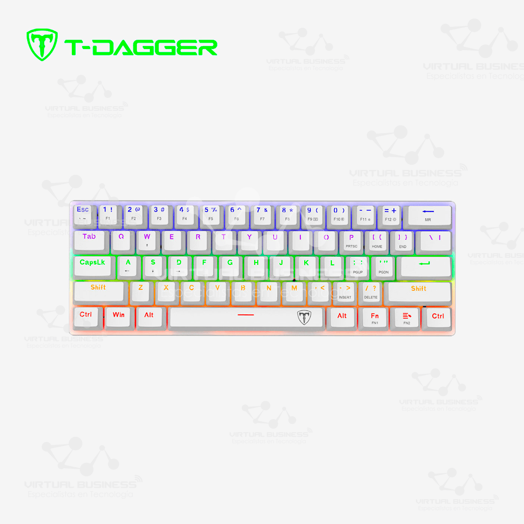 TECLADO MECÁNICO T-DAGGER ARENA TGK321W-BR
