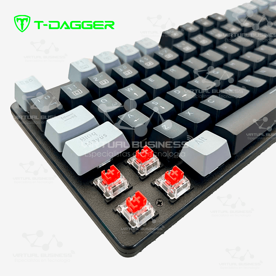 TECLADO MECÁNICO T-DAGGER BORA TGK313-RD-SP - Imagen 3