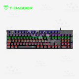 TECLADO MECÁNICO T-DAGGER NAXOS T-TGK310-BL BLACK BLUE SWITCH