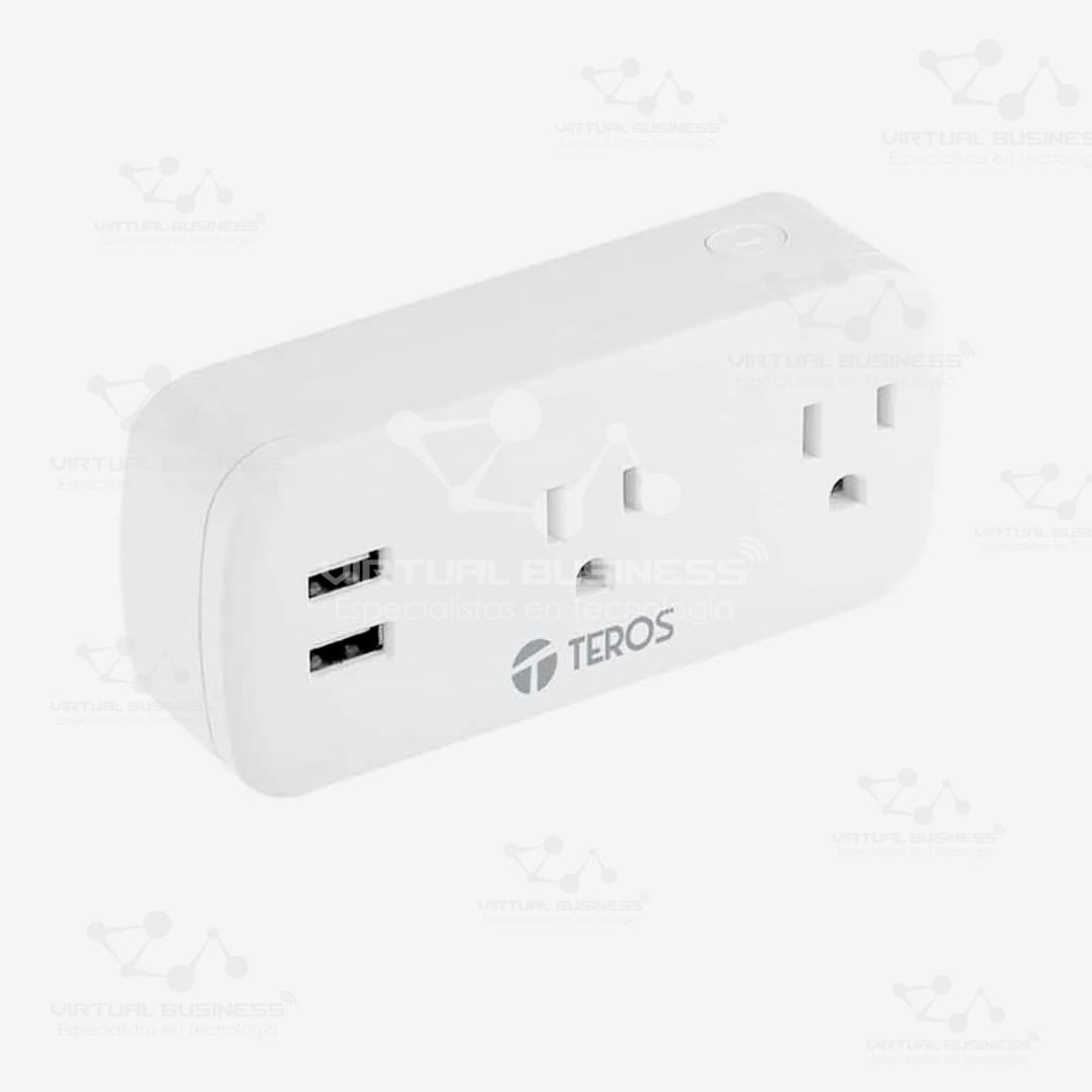 TOMACORRIENTE SMART TEROS TE-9102W DOBLE WHITE