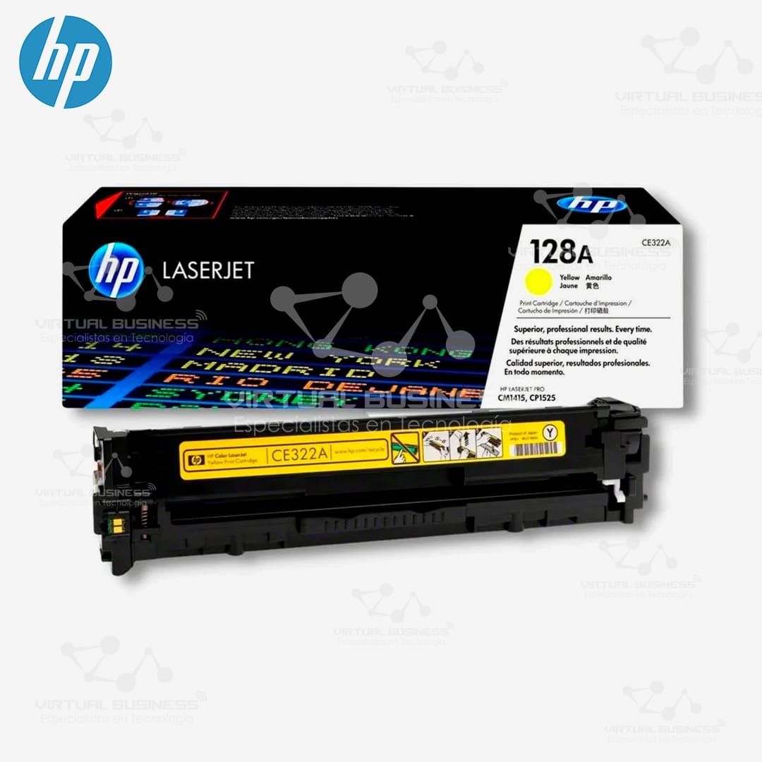 TÓNER HP 128A AMARILLO LASERJET CE322A