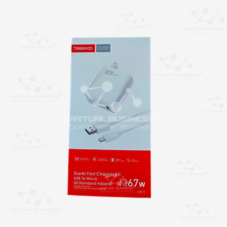 TRANYOO US2-V, CARGADOR RÁPIDO CON SALIDA DE 67W