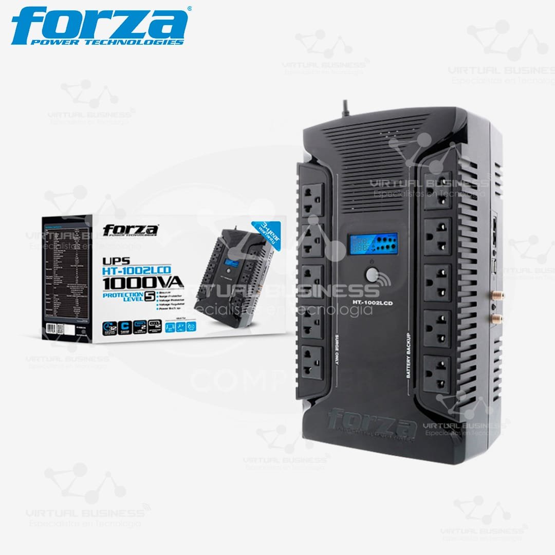 UPS FORZA 1000VA HT-1002LCD 600W - Imagen 2