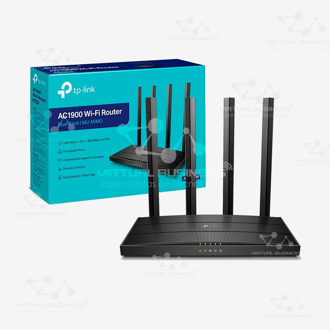 ROUTER TP-LINK WI-FI AC1900 ARCHER C80 DOBLE BANDA